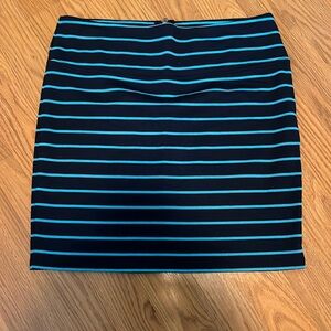 Blue striped Xhilaration skirt size medium